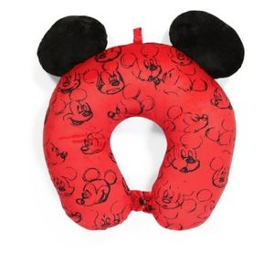 Disney travel Mickey pillow with ears Brand New